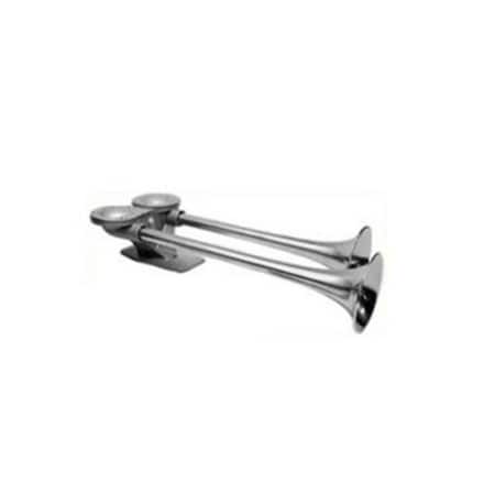 Aftermarket New Fiamm Signaltone Silver Painted Air Horn 128 DB @ 30" @ 70 PSI Fultone 62010